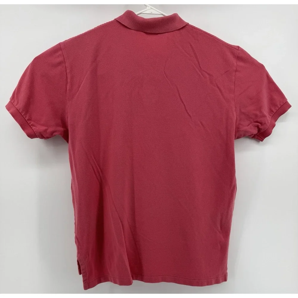 Polo‎ Ralph Lauren Men's Shirt Pink Red Short Sleeve Classic Fit Size XL